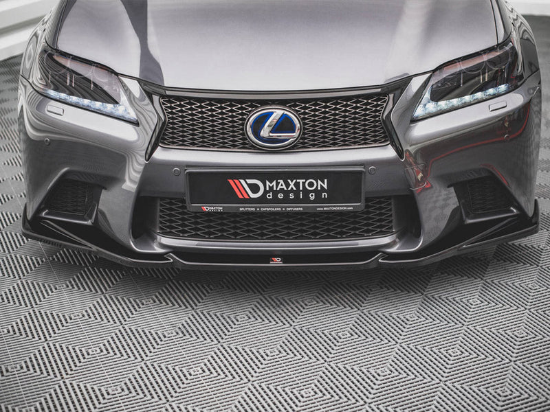 Maxton Design - FRONT SPLITTER V.2 LEXUS GS F SPORT MK4 (L10) (2012-2015)