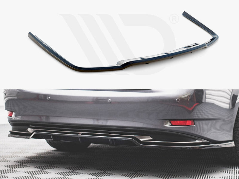 Maxton Design - CENTRAL REAR SPLITTER (VERTICAL BARS) LEXUS GS F SPORT HYBRID MK4 (L10) (2012-2015)