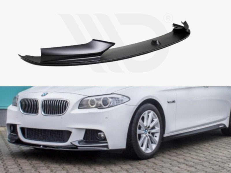 Maxton Design - FRONTSPOILER SPORT-PERFORMANCE BLACK MATT BMW 5 SERIES F10 F11 WITH M-PACKAGE (2009-2017)