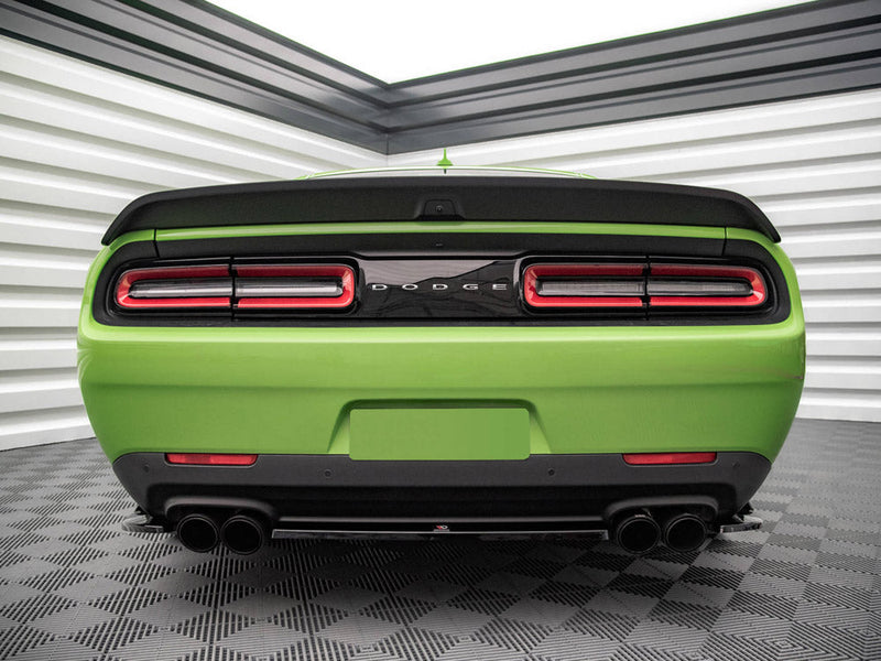 Maxton Design - CENTRAL REAR SPLITTER DODGE CHALLENGER SRT HELLCAT WIDEBODY MK3