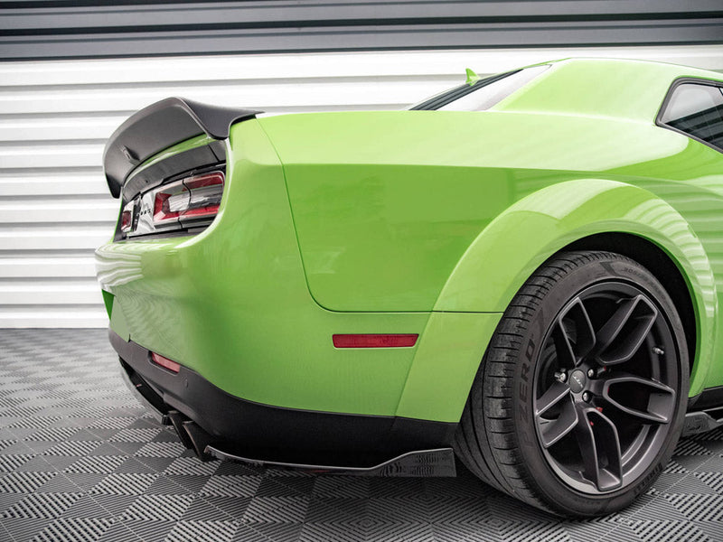 Maxton Design - REAR SIDE SPLITTERS DODGE CHALLENGER SRT HELLCAT WIDEBODY MK3