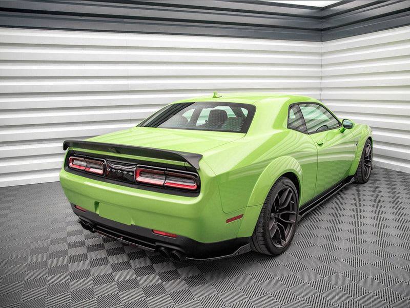 Maxton Design - REAR SIDE SPLITTERS DODGE CHALLENGER SRT HELLCAT WIDEBODY MK3
