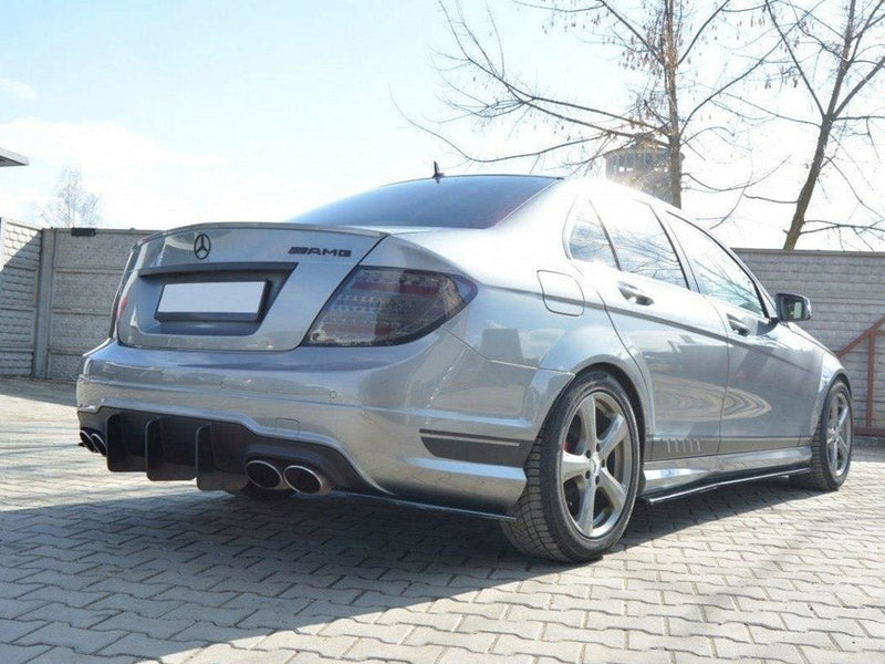 Maxton Design - REAR DIFFUSER V.1 MERCEDES C W204 AMG-LINE (FACELIFT)