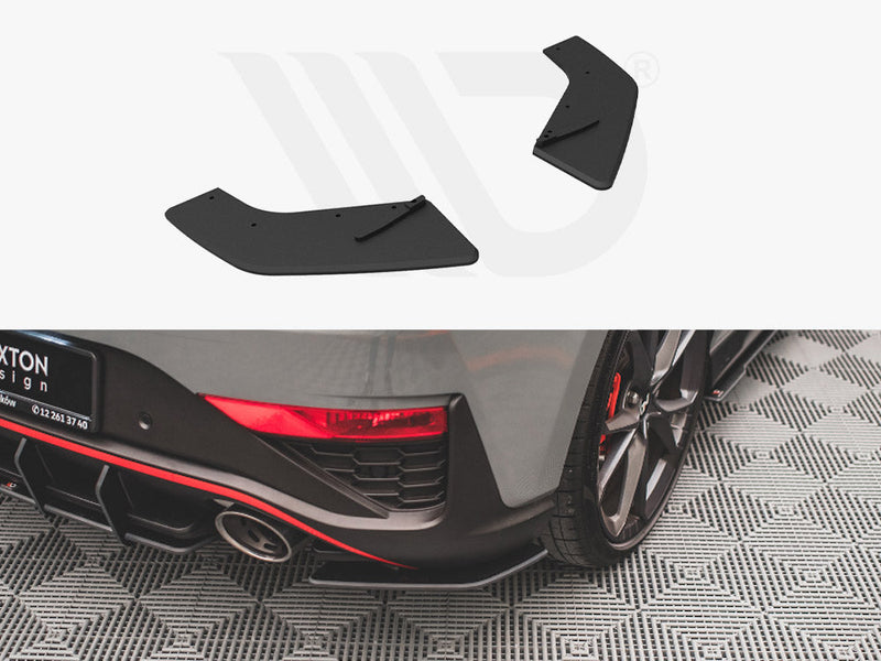 Maxton Design - STREET PRO REAR SIDE SPLITTERS HYUNDAI I30 N HATCHBACK MK3 FACELIFT (2020-)