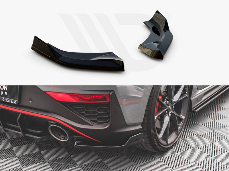 Maxton Design - REAR SIDE SPLITTERS V.3 HYUNDAI I30 N HATCHBACK MK3 FACELIFT (2020-)