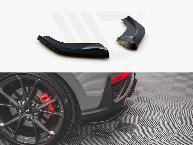 Maxton Design - REAR SIDE SPLITTERS V.2 HYUNDAI I30 N HATCHBACK MK3 FACELIFT (2020-)
