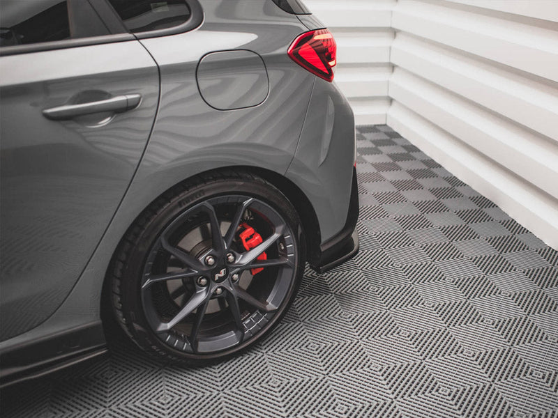Maxton Design - REAR SIDE SPLITTERS V.2 HYUNDAI I30 N HATCHBACK MK3 FACELIFT (2020-)