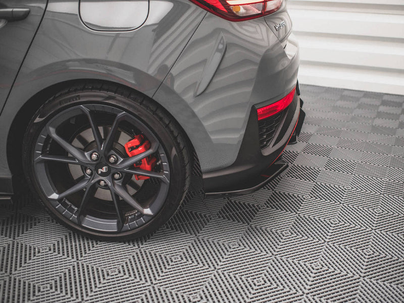 Maxton Design - REAR SIDE SPLITTERS V.2 HYUNDAI I30 N HATCHBACK MK3 FACELIFT (2020-)