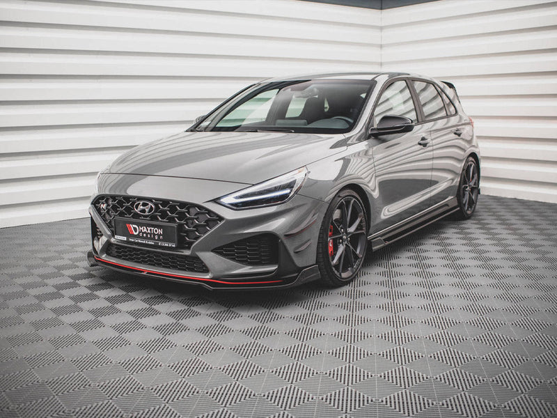 Maxton Design - FRONT SPLITTER V.3 HYUNDAI I30 N HATCHBACK/FASTBACK MK3 FACELIFT (2020-)