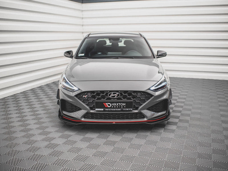 Maxton Design - FRONT SPLITTER V.3 HYUNDAI I30 N HATCHBACK/FASTBACK MK3 FACELIFT (2020-)