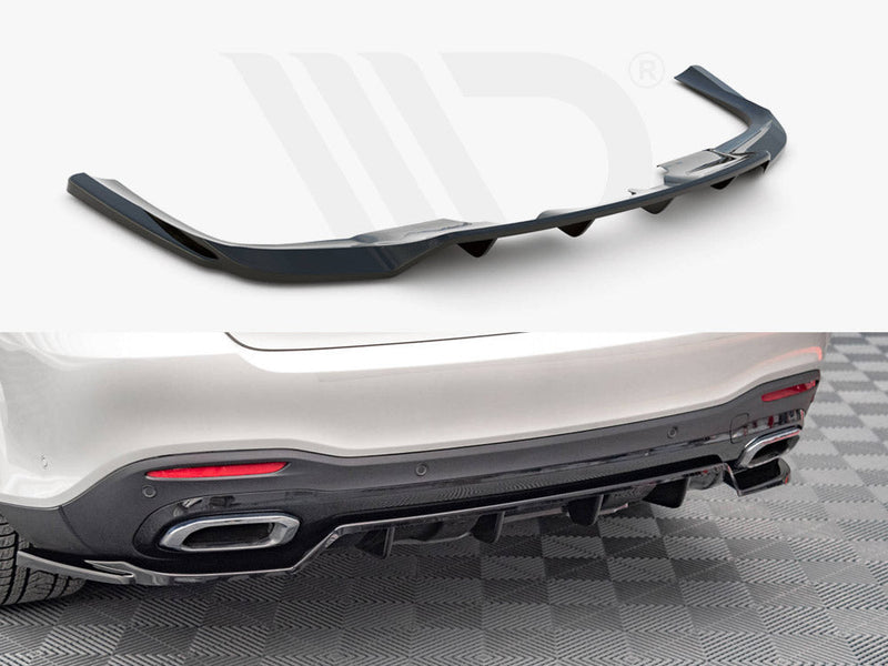 Maxton Design - Central Rear Splitter (Vertical Bars) Mercedes-Benz GLS AMG-Line X167