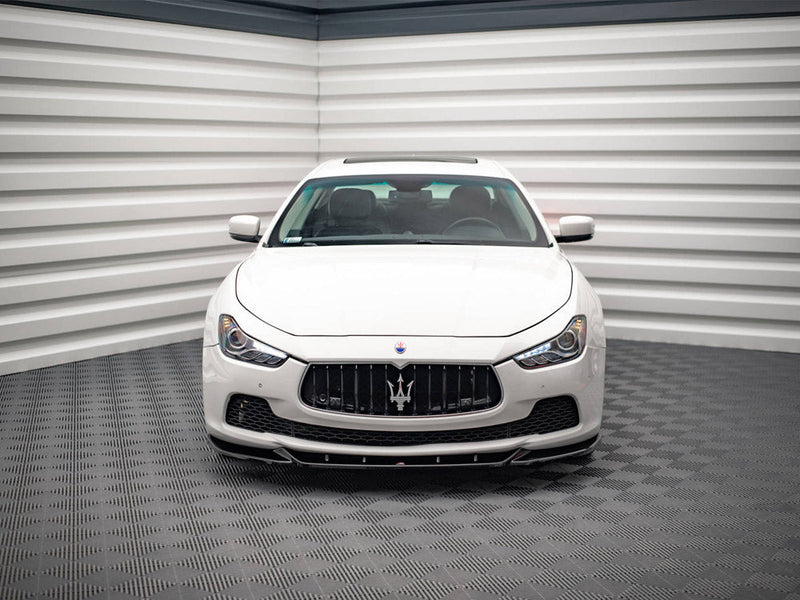 Maxton Design - FRONT SPLITTER V.1 MASERATI GHIBLI MK3 (2013-)