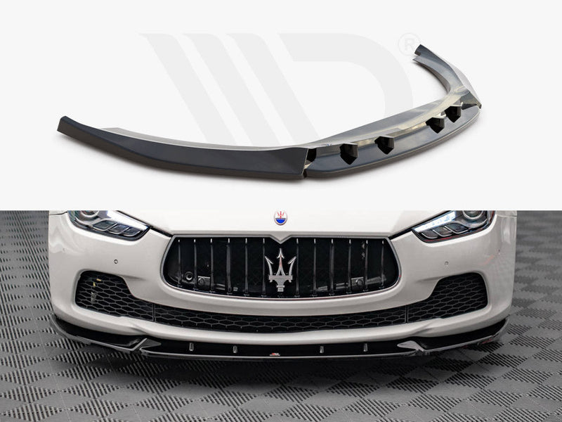 Maxton Design - FRONT SPLITTER V.2 MASERATI GHIBLI MK3 (2013-)