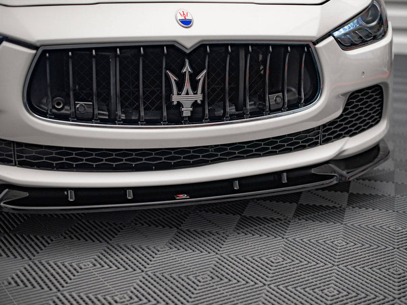 Maxton Design - FRONT SPLITTER V.2 MASERATI GHIBLI MK3 (2013-)