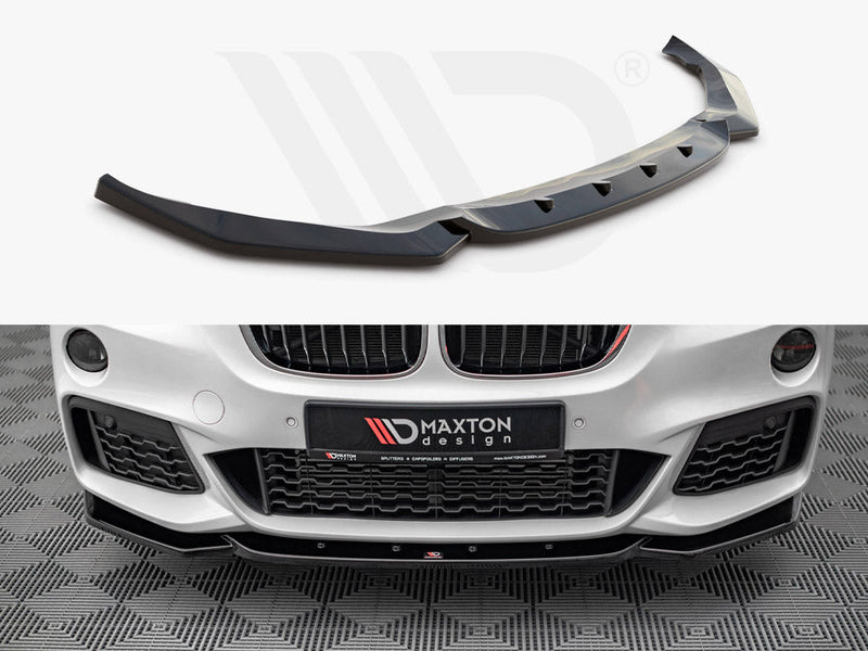 Maxton Design - FRONT SPLITTER V.1 BMW X1 M-PACK F48 (2015-2019)
