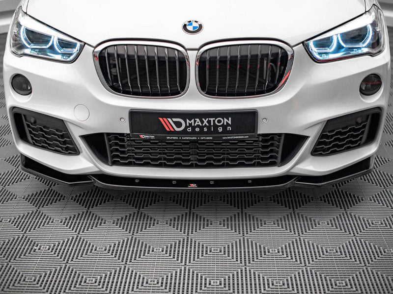 Maxton Design - FRONT SPLITTER V.1 BMW X1 M-PACK F48 (2015-2019)