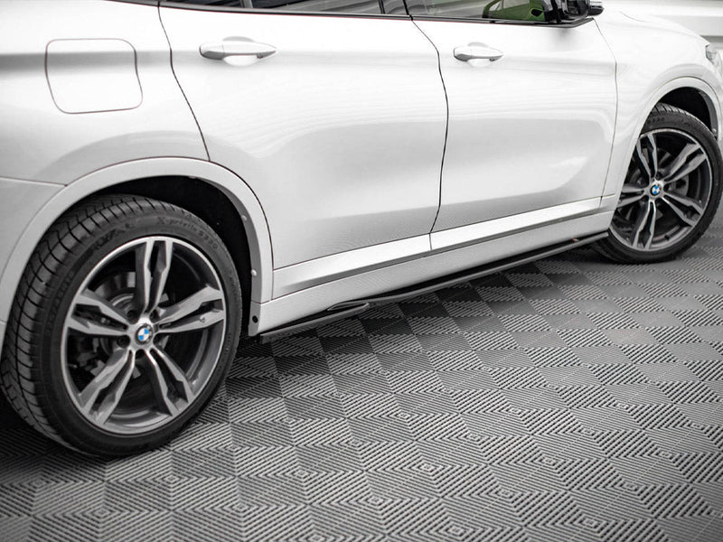 Maxton Design - Side Skirts Diffusers BMW X1 M-Pack F48 / F48 Facelift
