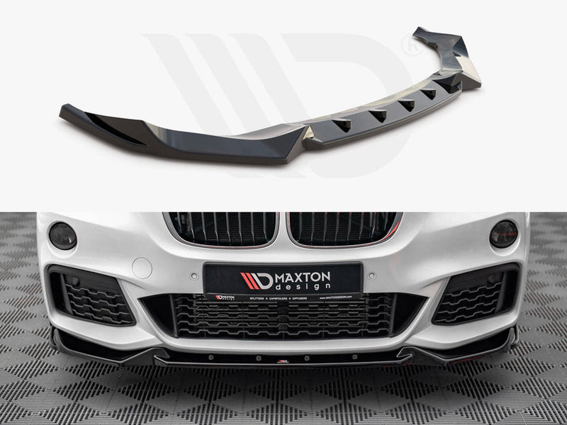Maxton Design - FRONT SPLITTER V.2 BMW X1 M-PACK F48 (2015-2019)