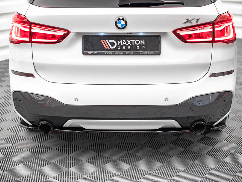 Maxton Design - Rear Splitter BMW X1 M-Pack F48 / F48 Facelift