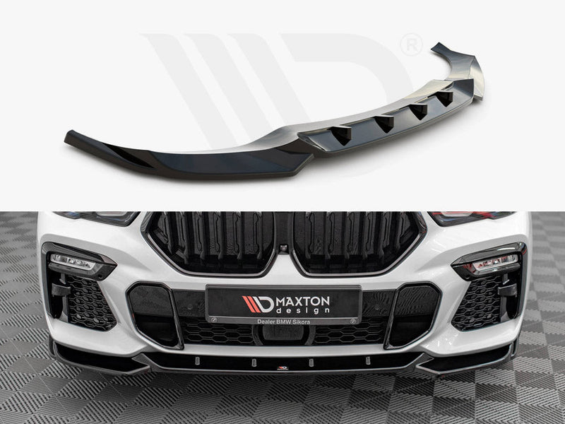 Maxton Design - FRONT SPLITTER V.1 BMW X6 M-PACK G06