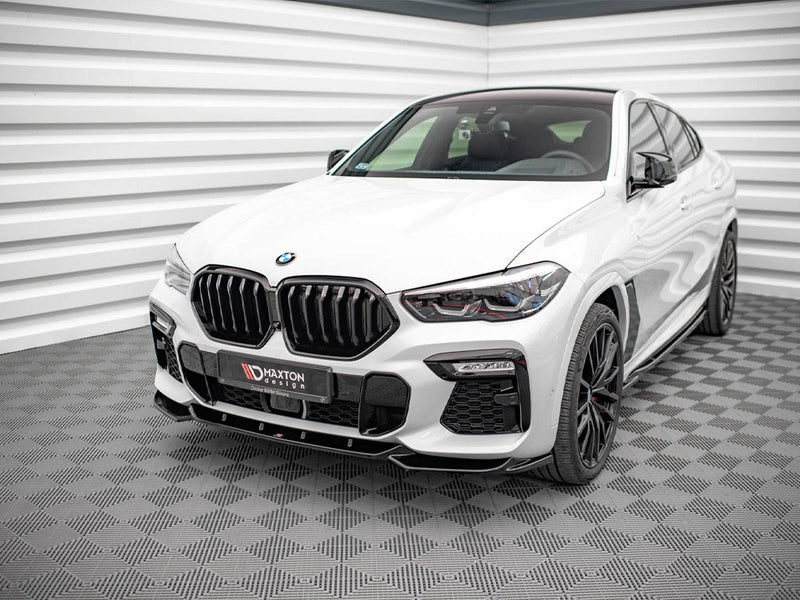 Maxton Design - FRONT SPLITTER V.1 BMW X6 M-PACK G06