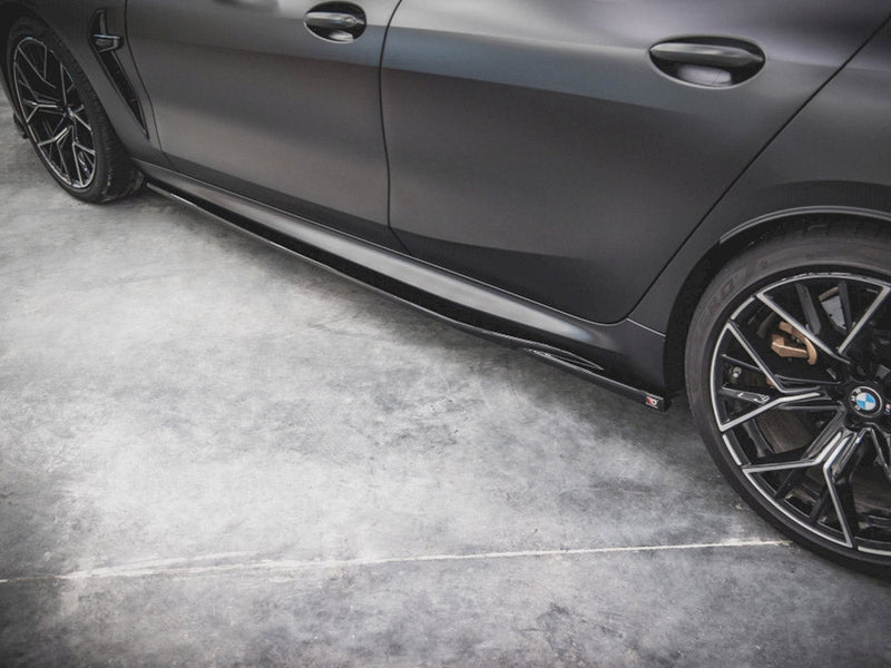 Maxton Design - SIDE SKIRTS DIFFUSERS V.2 BMW M8 GRAN COUPE F93 / 8 GRAN COUPE M-PACK G16 (2019-)
