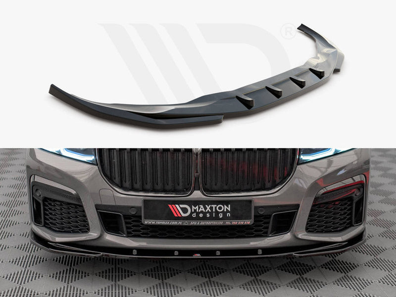 Maxton Design - FRONT SPLITTER V.1 BMW 7 G11 M-PACK FACELIFT (2019-2022)