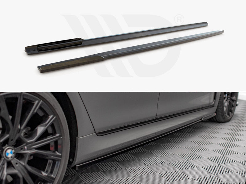 Maxton Design - SIDE SKIRTS DIFFUSERS BMW 7 G11 M-PACK FACELIFT (2019-)