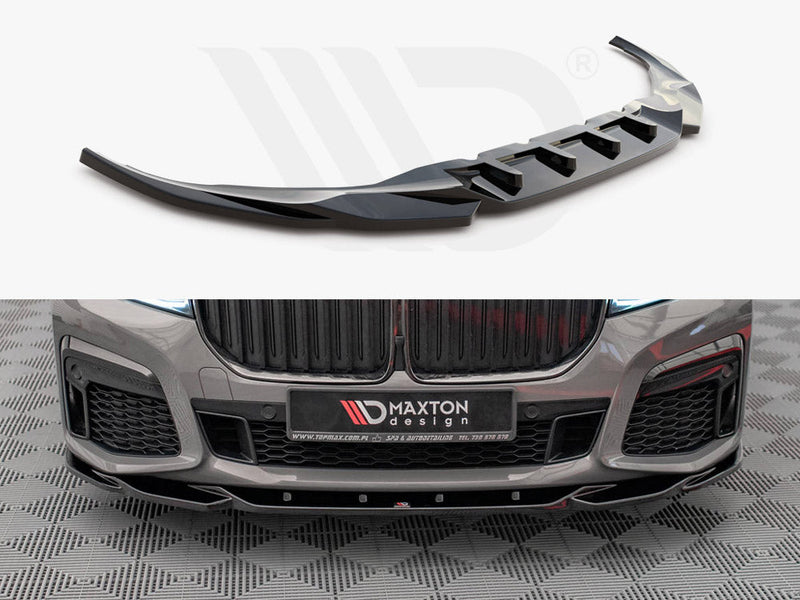 Maxton Design - FRONT SPLITTER V.2 BMW 7 G11 M-PACK FACELIFT (2019-)