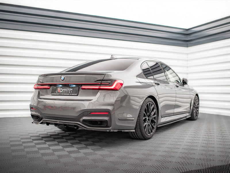 Maxton Design - Rear Splitter (Vertical Bars) V.1 BMW 7 M-Pack G11 / G12 Facelift