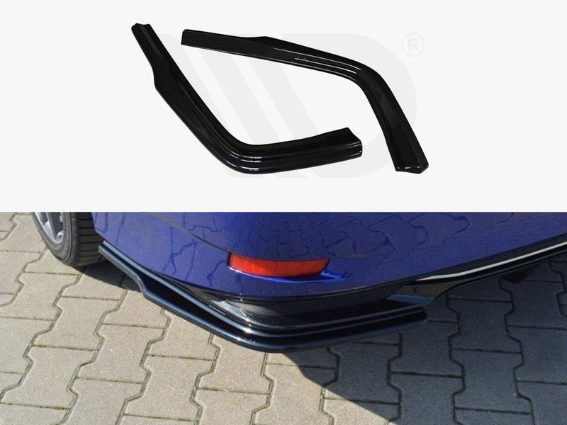 Maxton Design - REAR SIDE SPLITTERS LEXUS GS MK4 FACELIFT H (2015-UP)