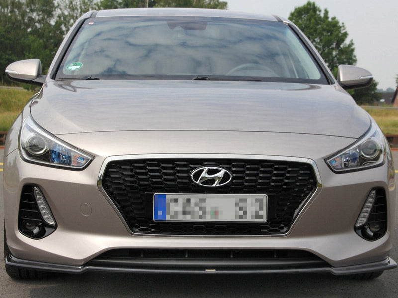 Maxton Design - FRONT SPLITTER V.1 HYUNDAI I30 MK3 HATCHBACK (2017-2020)