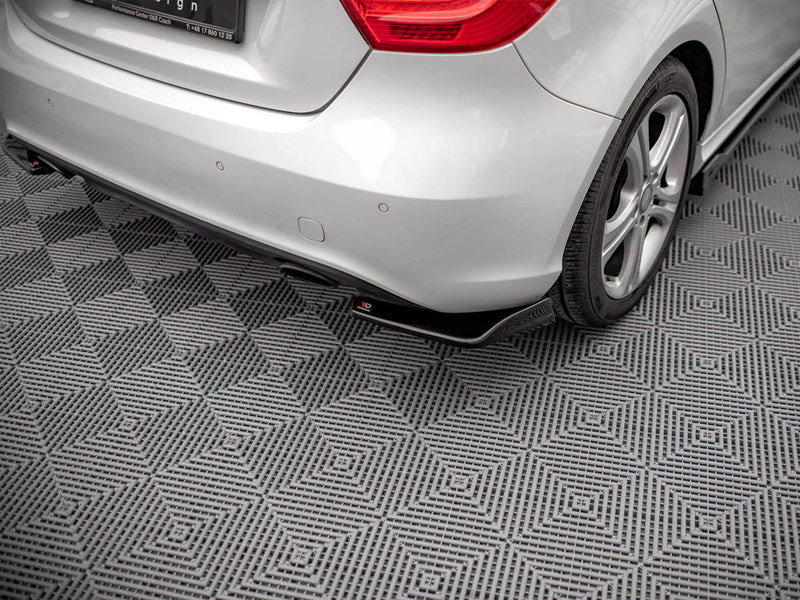 Maxton Design - REAR SIDE SPLITTERS V.1 MERCEDES A W176 (2012-2015)