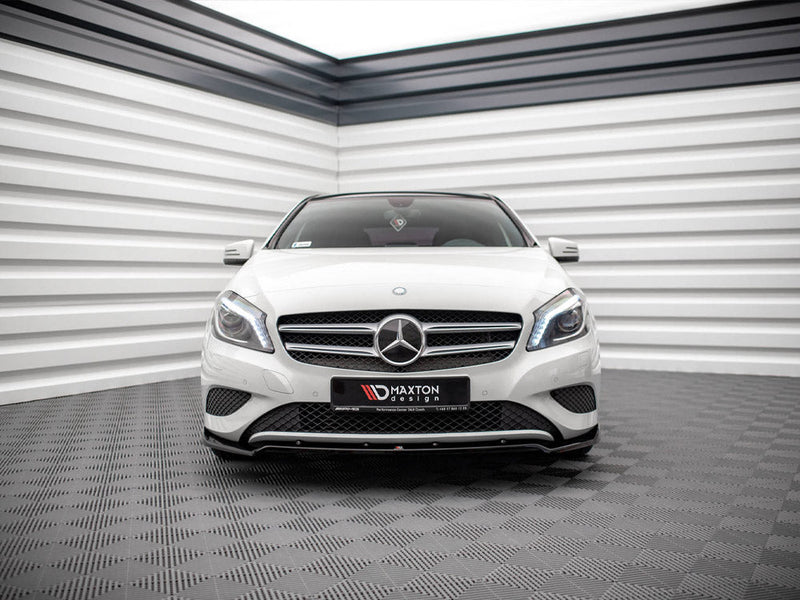 Maxton Design - FRONT SPLITTER V.2 MERCEDES A W176 (2012-2015)