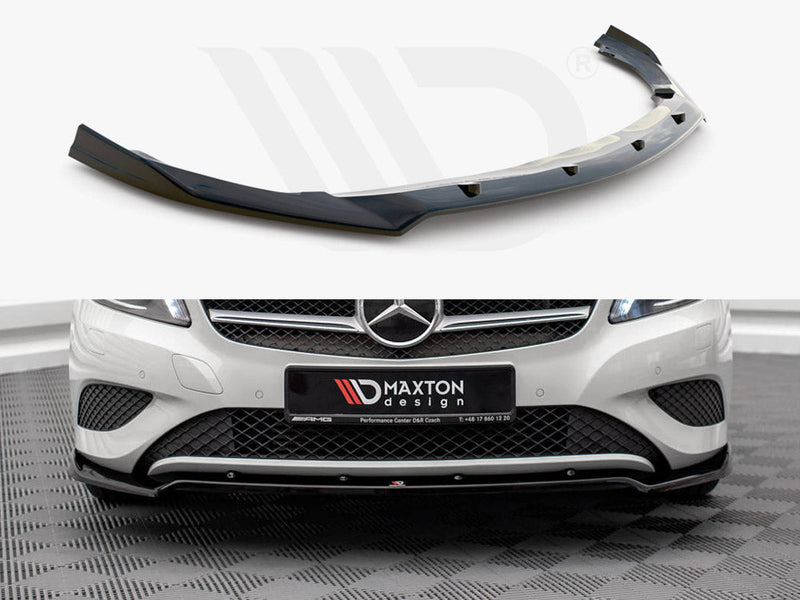 Maxton Design - FRONT SPLITTER V.2 MERCEDES A W176 (2012-2015)