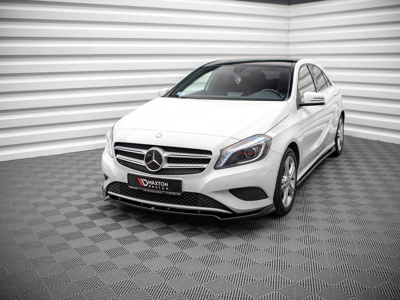Maxton Design - FRONT SPLITTER V.2 MERCEDES A W176 (2012-2015)
