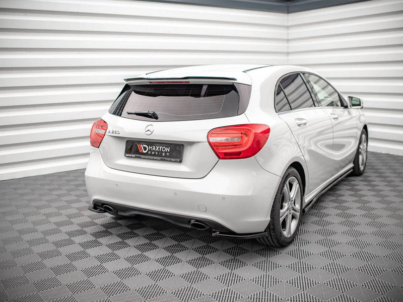 Maxton Design - REAR SIDE SPLITTERS V.2 MERCEDES A W176 (2012-2015)