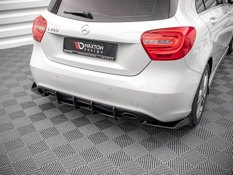 Maxton Design - STREET PRO REAR DIFFUSER MERCEDES A W176 (2012-2015)