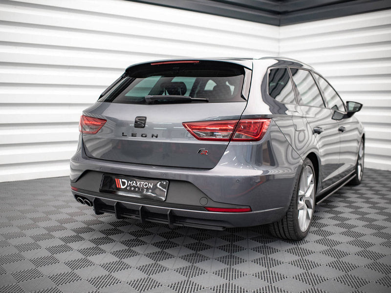 Maxton Design - STREET PRO REAR DIFFUSER SEAT LEON FR SPORTSTOURER MK3 (2012-2016)