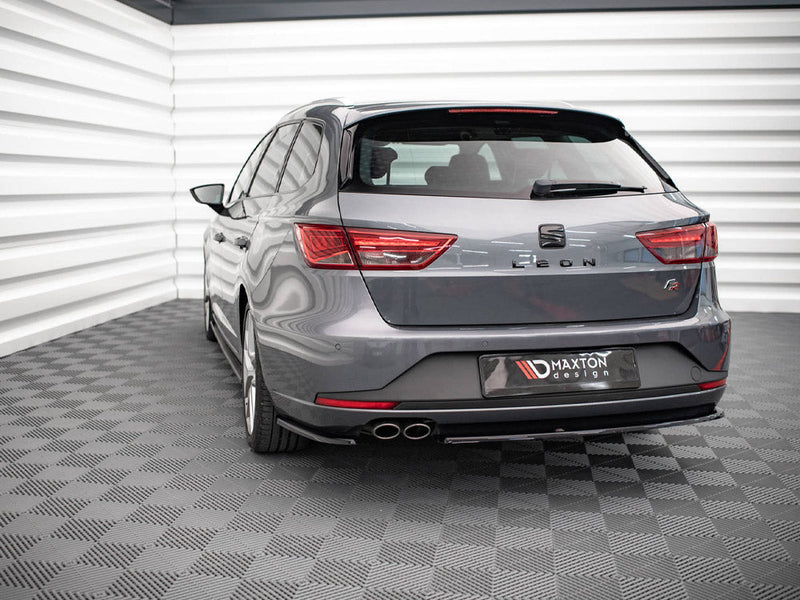Maxton Design - REAR SIDE SPLITTERS V.1 SEAT LEON FR SPORTSTOURER MK3 (2012-2016)