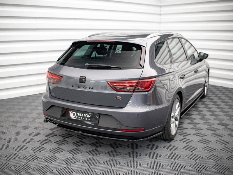 Maxton Design - REAR SIDE SPLITTERS V.1 SEAT LEON FR SPORTSTOURER MK3 (2012-2016)