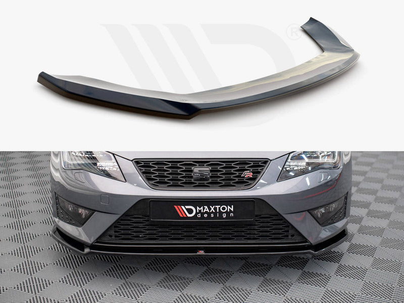 Maxton Design - FRONT SPLITTER V.2 SEAT LEON FR / CUPRA MK3 (2012-2016)