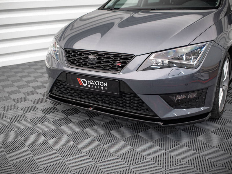 Maxton Design - FRONT SPLITTER V.2 SEAT LEON FR / CUPRA MK3 (2012-2016)