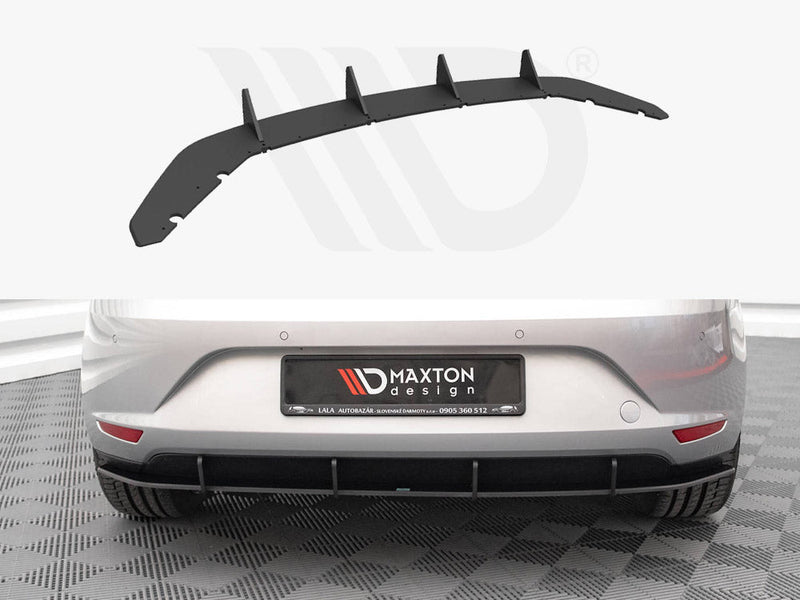 Maxton Design - STREET PRO REAR DIFFUSER SEAT LEON HATCHBACK MK3 (2012-2016)