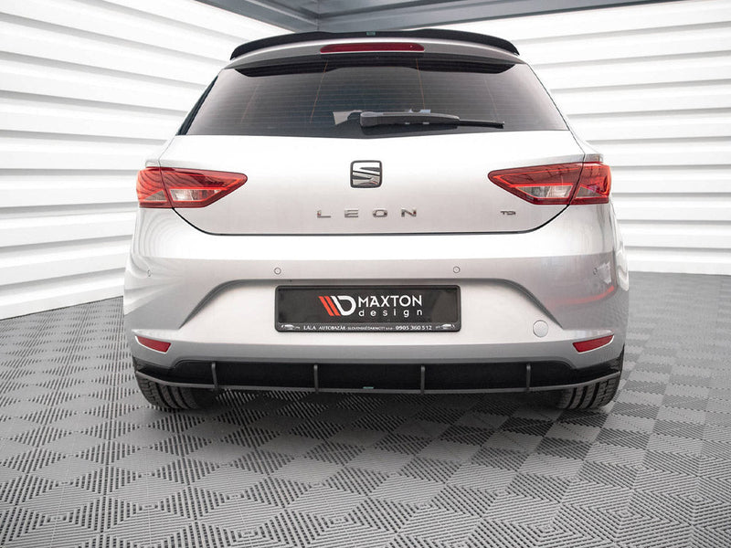 Maxton Design - STREET PRO REAR DIFFUSER SEAT LEON HATCHBACK MK3 (2012-2016)