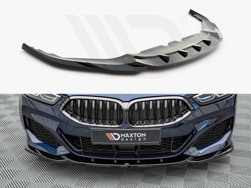 Maxton Design - FRONT SPLITTER V.4 BMW 8 COUPE M-PACK G15 / 8 GRAN COUPE M-PACK G16 (2018-)