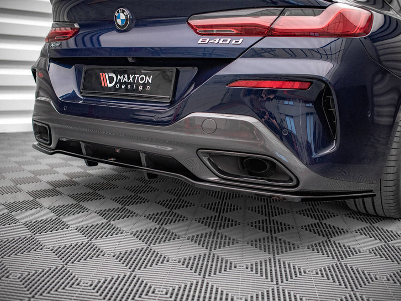 Maxton Design - CENTRAL REAR SPLITTER (VERTICAL BARS) BMW M850I GRAN COUPE G16 (2019-)