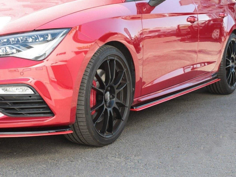 Maxton Design - SIDE SKIRTS DIFFUSERS V.3 SEAT LEON MK3 CUPRA/ FR FACELIFT (2012-2019)