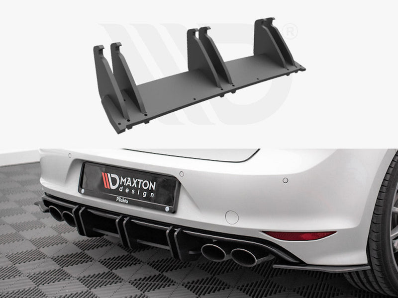 Maxton Design - STREET PRO REAR DIFFUSER VW GOLF R MK7 (2013-2016)
