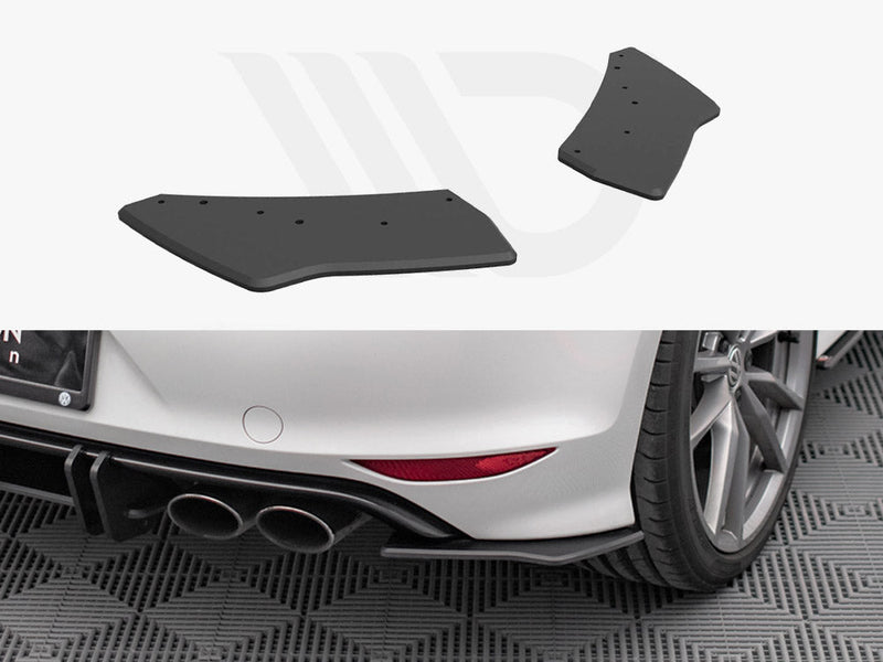 Maxton Design - STREET PRO REAR SIDE SPLITTERS VW GOLF R MK7 (2013-2016)